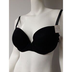 On Gossamer Mesh Bra Black Size 34 D NEW WITH TAGS!